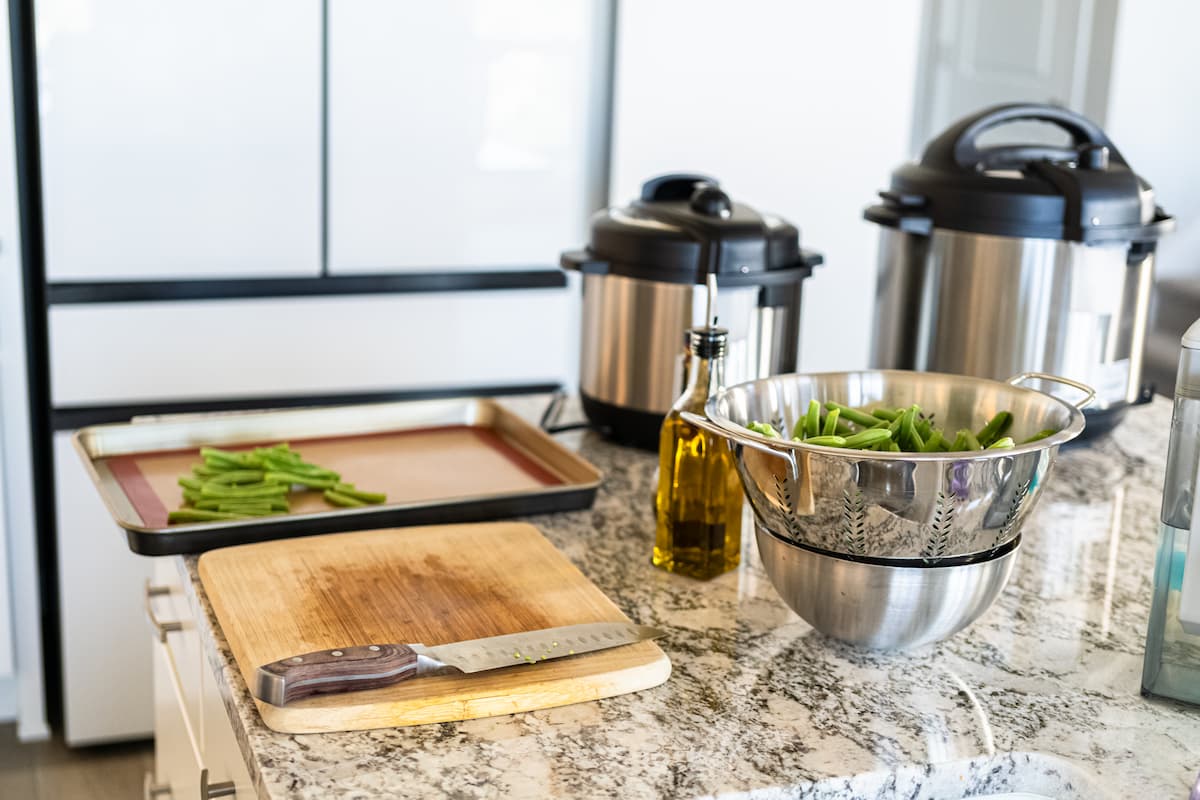 kitchen meal prep