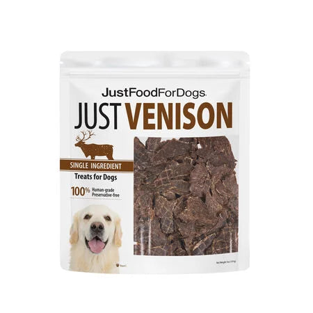 Venison Dog Treats - Single Ingredient – JustFoodForDogs