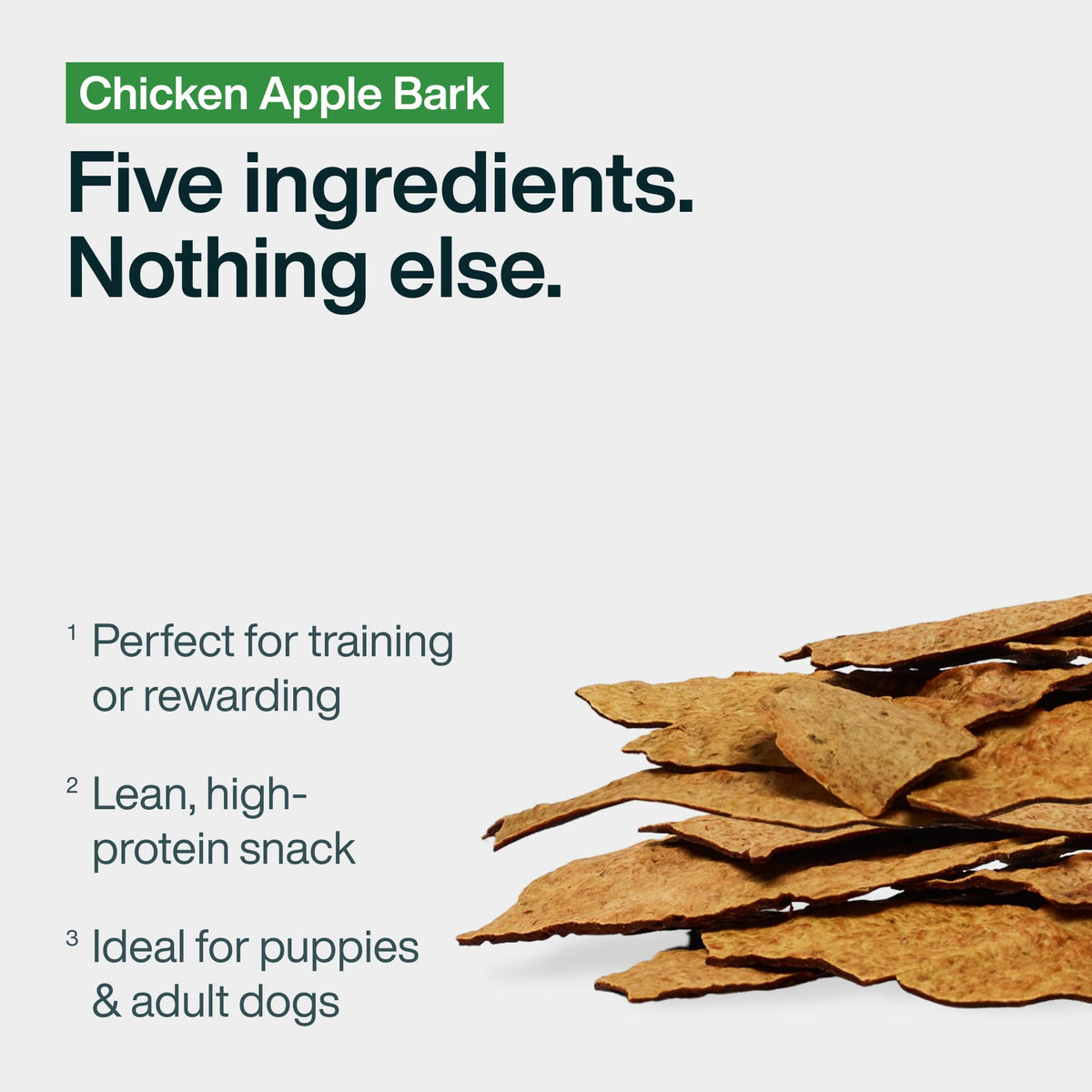 Chicken Apple Bark Treats
