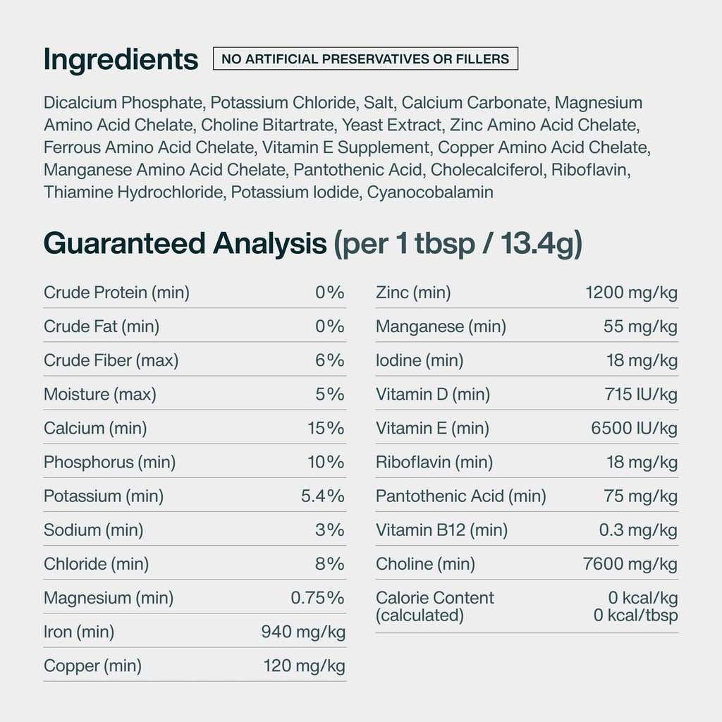 Do It Yourself Nutrient Blend for Chicken & Rice