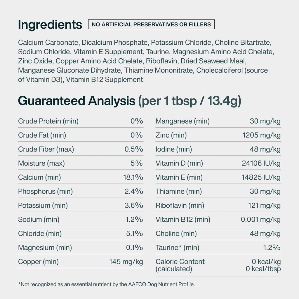 Do It Yourself Nutrient Blend for Turkey & Whole Wheat Macaroni