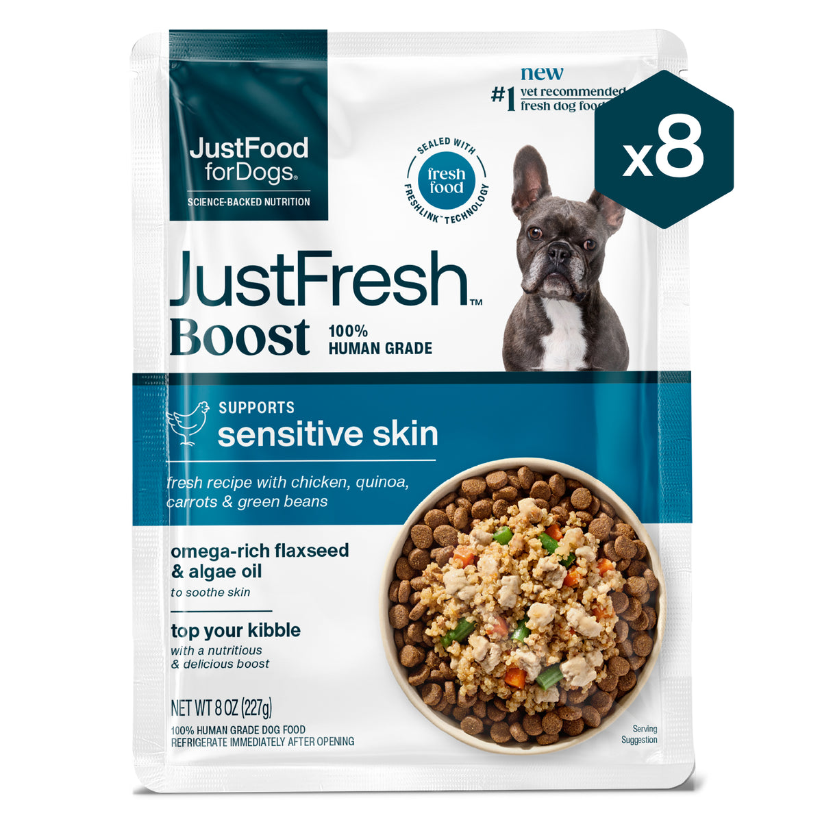 JustFresh Boost Meal Topper for Sensitive Skin