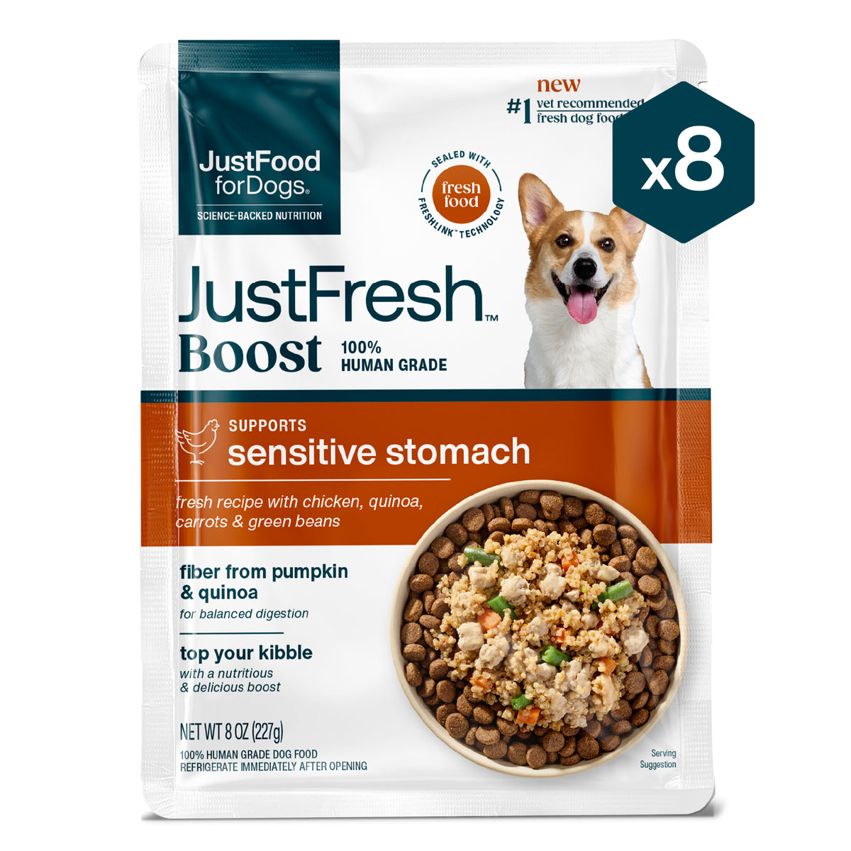 JustFresh Boost Meal Topper for Sensitive Stomachs