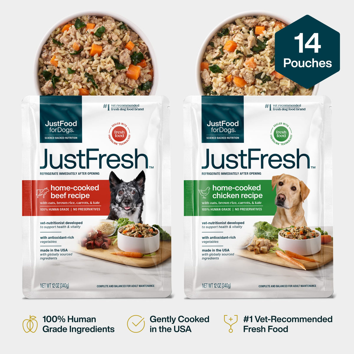 JustFresh Favorites Variety Pack - Beef & Chicken