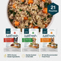 JustFresh Best Sellers Variety Pack - Beef, Chicken, Turkey