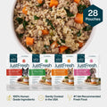 JustFresh Sampler Variety Pack - Beef, Chicken, Pork, Turkey